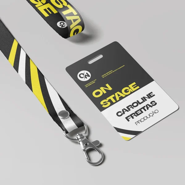 Credencial para Evento + Cordão Personalizado