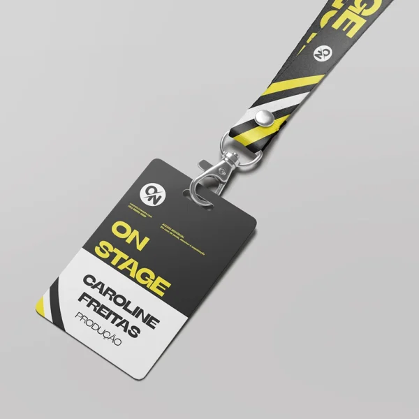 Credencial para Evento + Cordão Personalizado